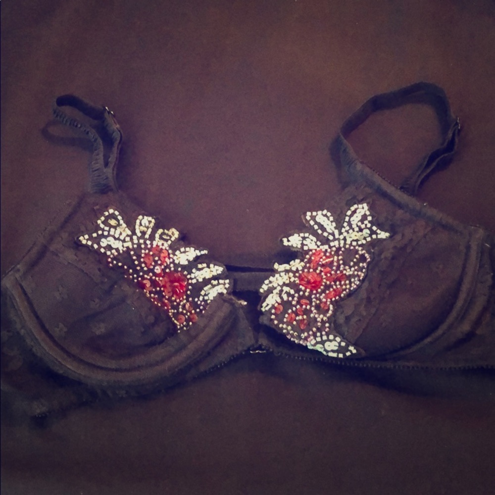 Embellished bra